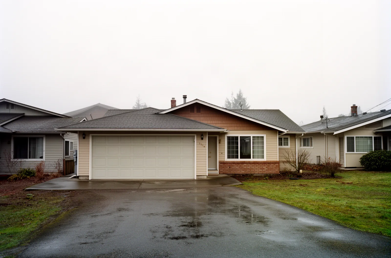 A Beaverton ranch house with an attached two-car garage